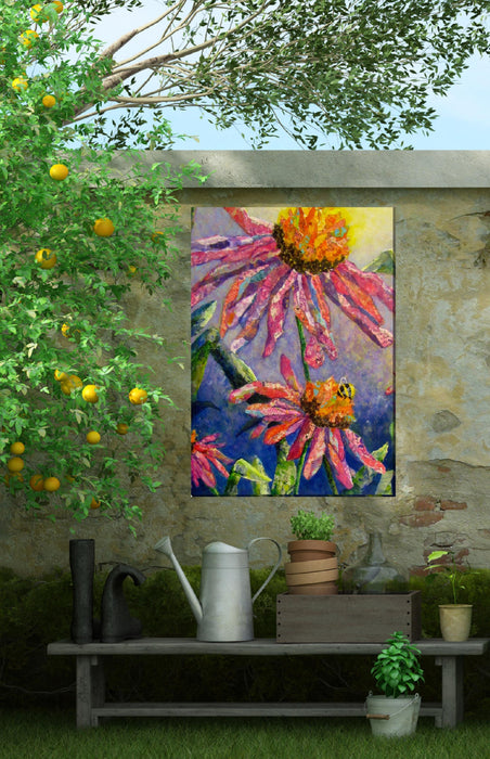 BUSY BEE by West of the Wind | Waterproof Outdoor Wall Art