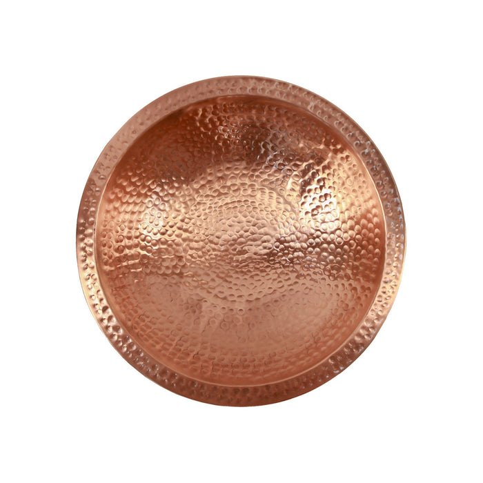 Achla Designs Hammered Solid Copper Birdbath- Rail Mount Bracket