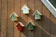 Summer Home Bird House - Assorted colors (white,pinion green,redwood, smoke grey and celery.)