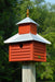 Rusty Rooster Bird House - Redwood with Galvanized Roof