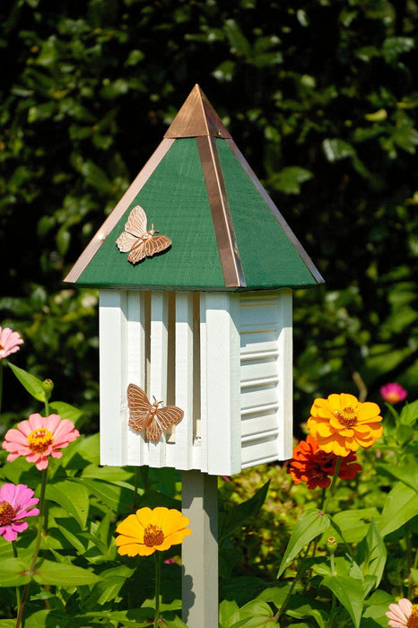 Flutterbye Butterfly House - White