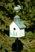 Sleepy Hollow - Moose Bird House - White with Verdi Copper Roof