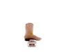 Glass Bottle Stopper Boot Pink