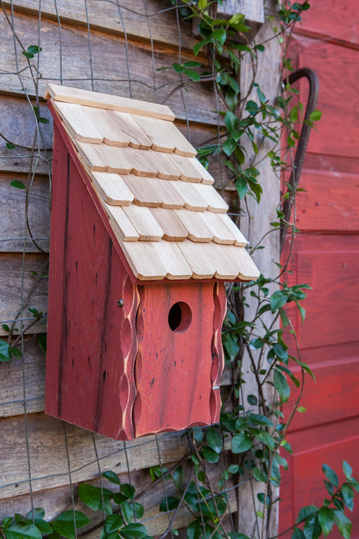 Bluebird Bunkhouse Bird House - Redwood