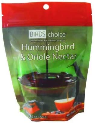 Naturesroom Hummingbird Feeder Kit by Birds Choice (Feeder with Nectar)