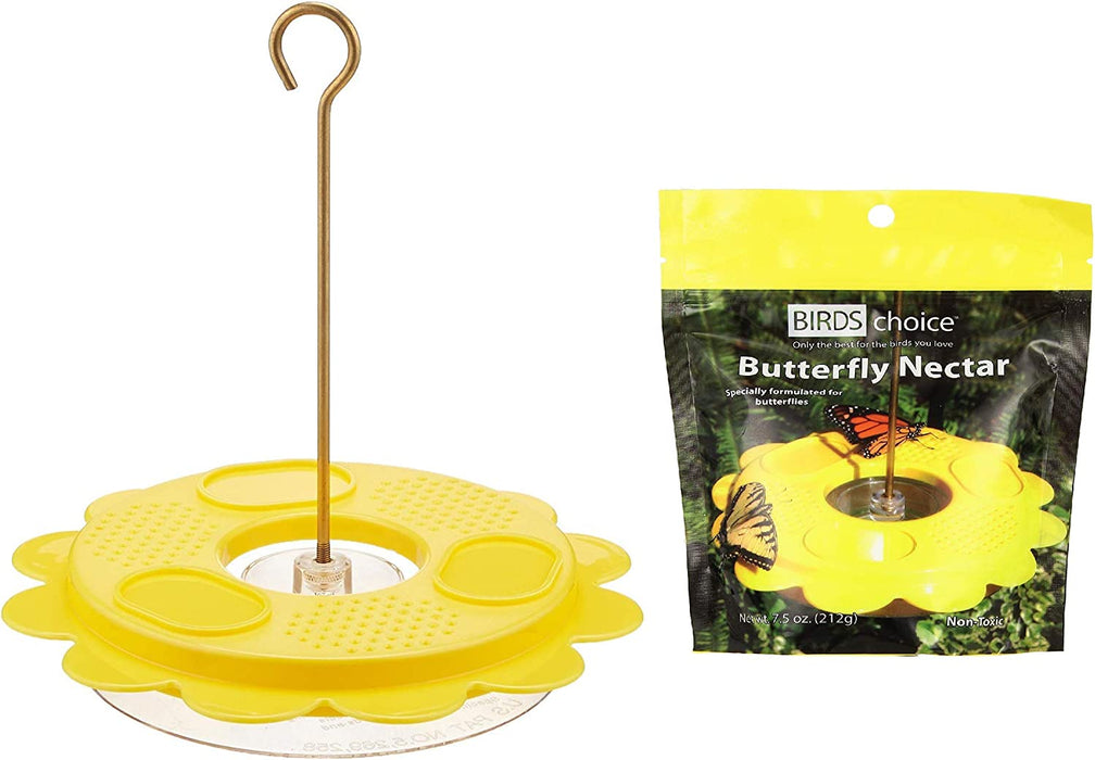 Naturesroom Birds Choice Butterfly Feeder Kit (Feeder with Nectar)