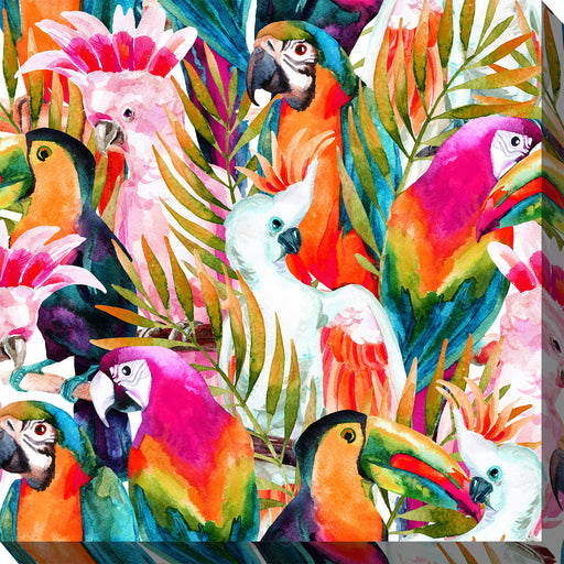 BRIGHT PARROTS by West of the Wind | Waterproof Outdoor Wall Art