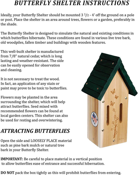 Butterfly House - The Bird Shed