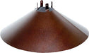 22" Bronze Color Wrap Around 4 x 4 Post Mount Baffle - The Bird Shed