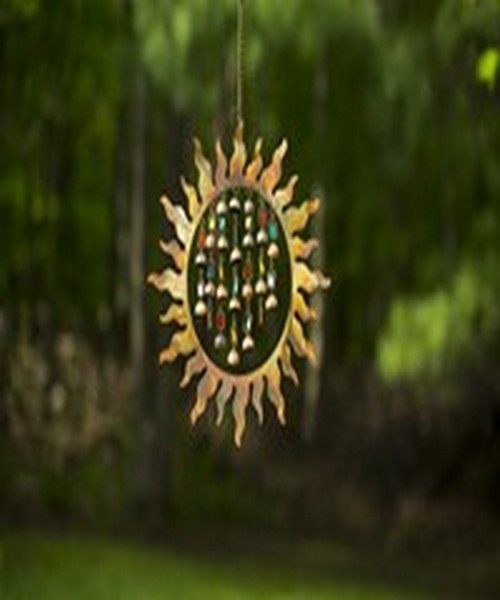 Sun withDangles Multicolor Hanging Wind Chime