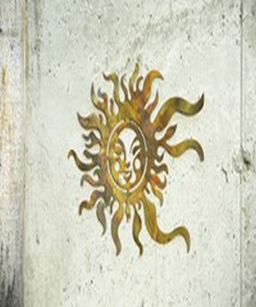 Sun Face Flamed Hanging 14 inch