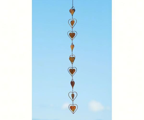 Hearts Flamed Hanging Ornament