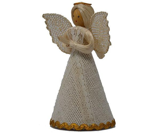 6 inch Nadia Gold Trim Angel Figurine