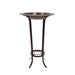 Achla Designs 18" Classic Copper Birdbath with Tulip Stand