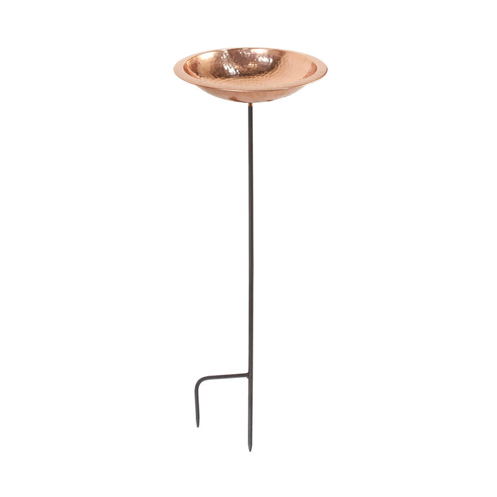 Achla Designs  Hammered Copper Birdbath Bowl with Stake