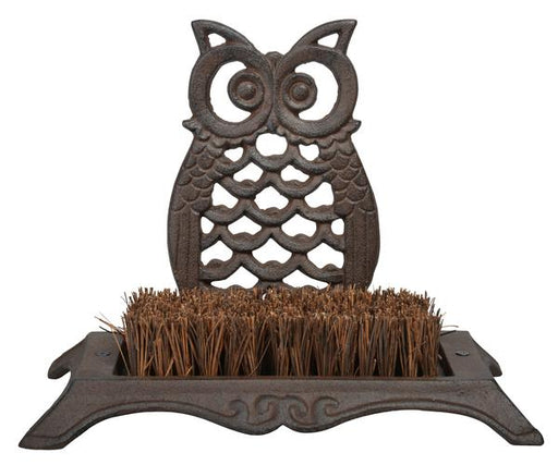 Owl Boot Brush Antique Brown