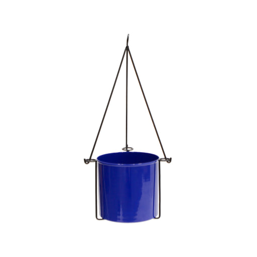 Achla Designs Vera Hanging Planter with French Blue Pot