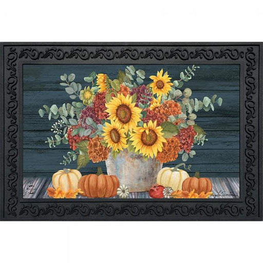 Sunflowers And Hydrangeas Doormat