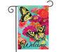 Morning Butterflies Garden Flag