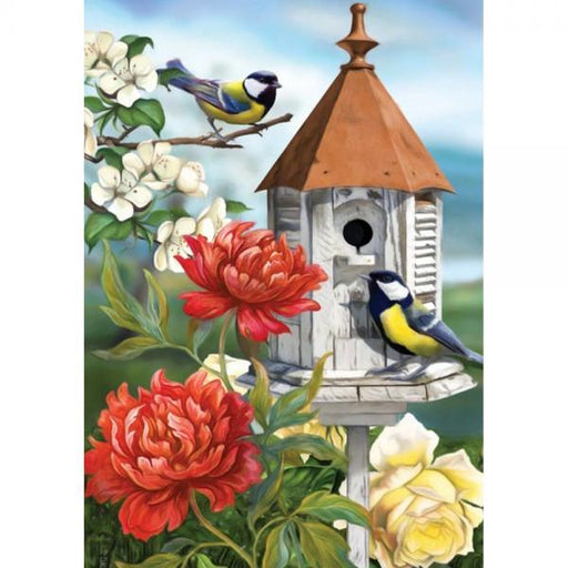 Home Sweet Bird House Garden Flag