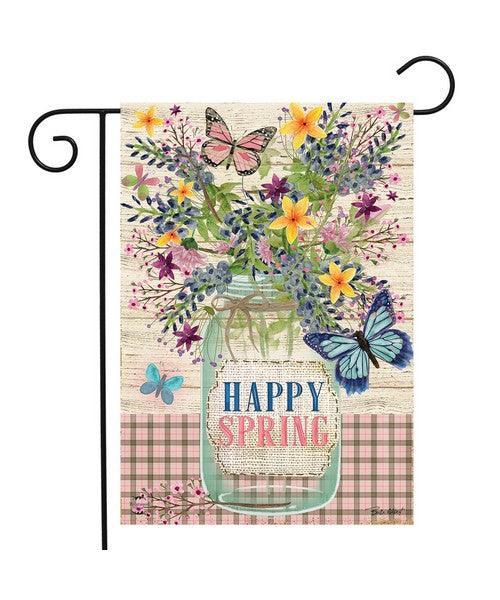 Happy Spring Mason Jar Garden