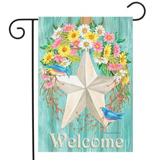 Spring Barnstar Garden Flag