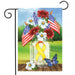 Support Our Troops Mason Jar Garden Flag