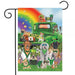 Lucky Pups Garden Flag