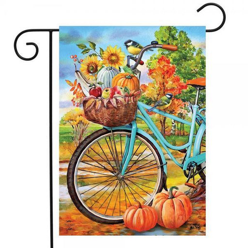 Autumn Bicycle Garden Flag