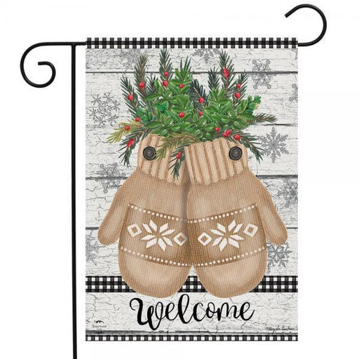 Farmhouse Mittens Garden Flag