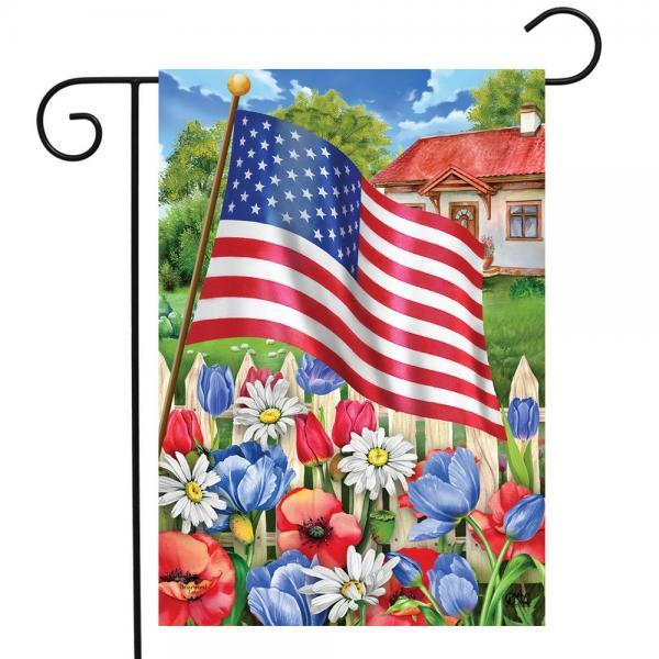 Americana Garden Garden Flag