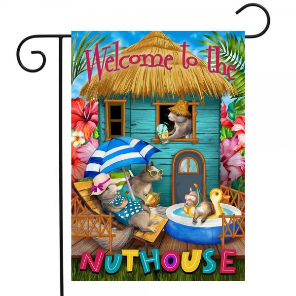 Summer Nuthouse Garden Flag