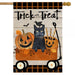 Trick Or Treat Wagon House Flag