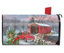 Winter Covered Bridge Mailbox