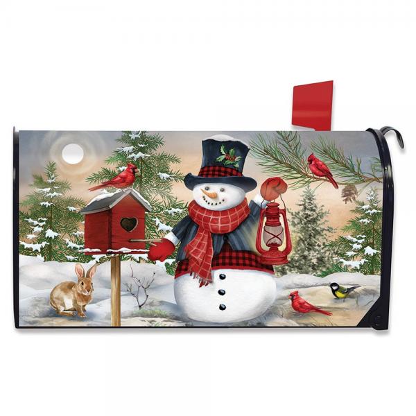 Snowman And Friends Mailbox Cover