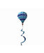 Deluxe Blue Hot Air Balloon Spinner