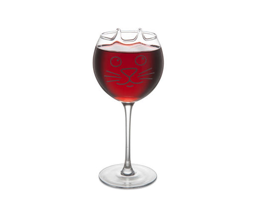 Purrfect Wine Glass