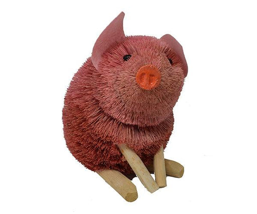 12 inch Brushart Pig Sitting Pink