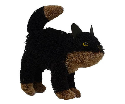 16 inch Brushart Black Cat Standing