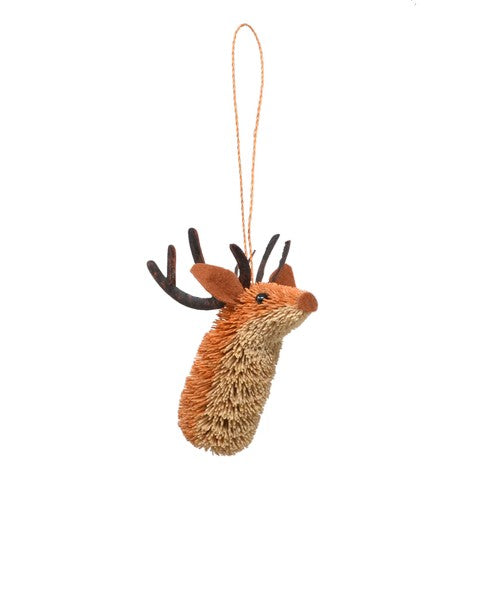 Reindeer Bauble Brushart Ornament