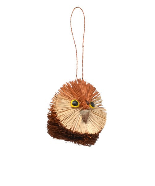 Owl Bauble Brushart Ornament