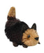 Kitten Pounce Black Brushart Ornament