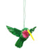 Hummingbird Brushart Ornament