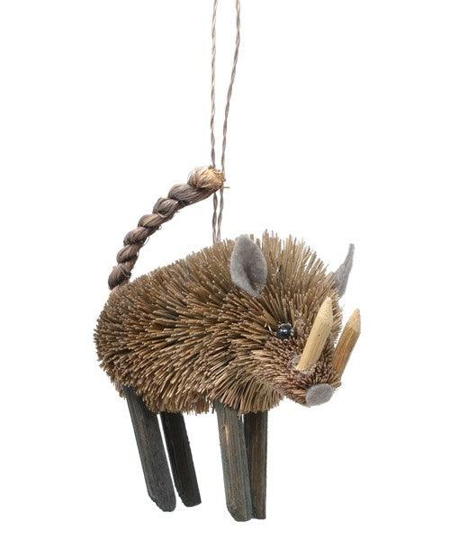 Javelina Wild Boar Brushart Ornament