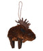 Moose Brushart Ornament