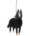 Horse Black Brushart Ornament