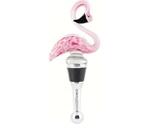 Glass Flamingo Bottle Stopper