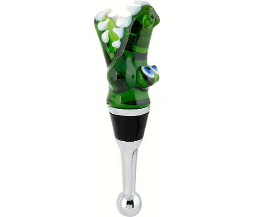 Glass Alligator Bottle Stopper