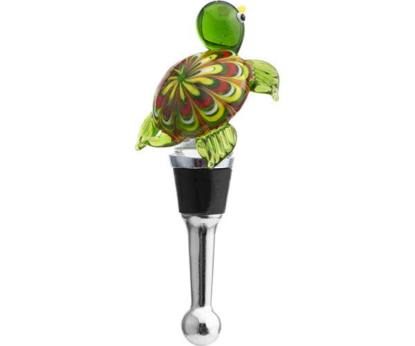 Glass Turtle Bottle Stopper Coastal Collection