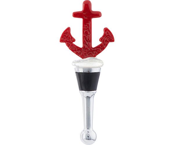 Glass Bottle Stopper Coastal Collection Anchor